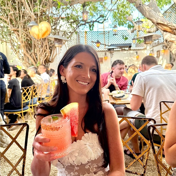 Floral bridal mini Elliatt Arabella dress - Picture 4 of 5